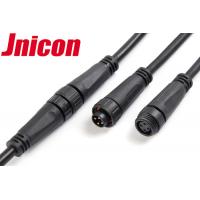 Waterproof Male Connector And Female Connector 4 Pin Over - Molding With Cable
