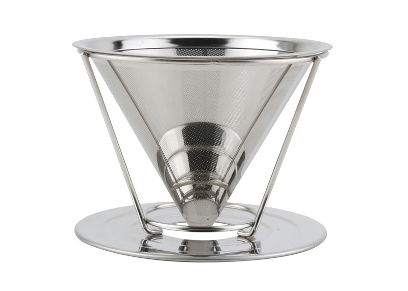 Buy cheap Premium Manual Brewer Pour Over Coffee Cone With Stainless Steel Filter product
