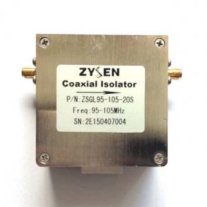 Buy cheap 95 to 105MHz 20dB SMA Isolator SMA Connector VHF band product