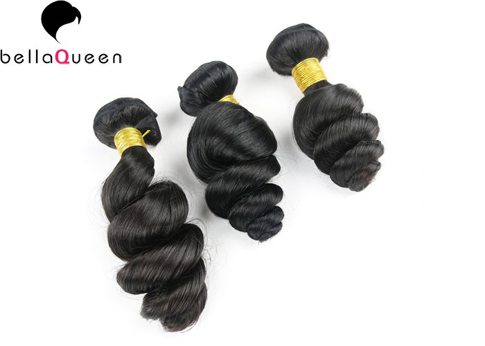 Buy cheap 3 Bundles / 300g Indian Virgin Hair Loose Wave Hair Extension Human Hair Weaves product