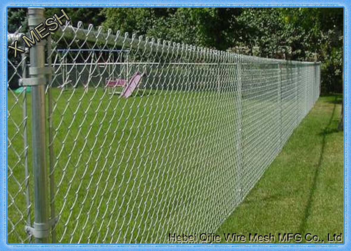 Buy cheap Electro Galvanized Chain Link Fence Panels , Chain Wire Fencing For Building Materials from wholesalers