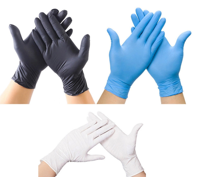 Buy cheap Wholesale Nitrile. Latex,Vinyl gloves nitrile disposable gloves Wholesale Blue Powder Free Nitrile Gloves product
