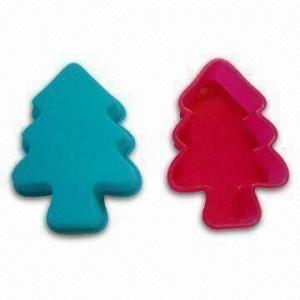 Buy cheap OEM Cake Mold in Christmas Tree Design, Made of Food-grade Silicone, Nontoxic, FDA/LFGB-approved product
