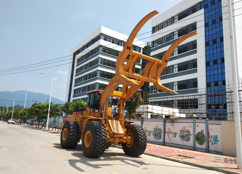 Buy cheap 10t/12T/15t load capacity log loader 12ton wheel loader with clamp for sale product