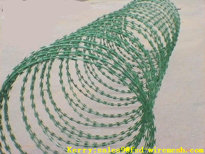 Buy cheap Pvc coated razor barbed wire from wholesalers