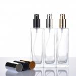 Buy cheap 50ml Refillable Glass Perfume Spray Bottles Round Shape With Atomizer from wholesalers