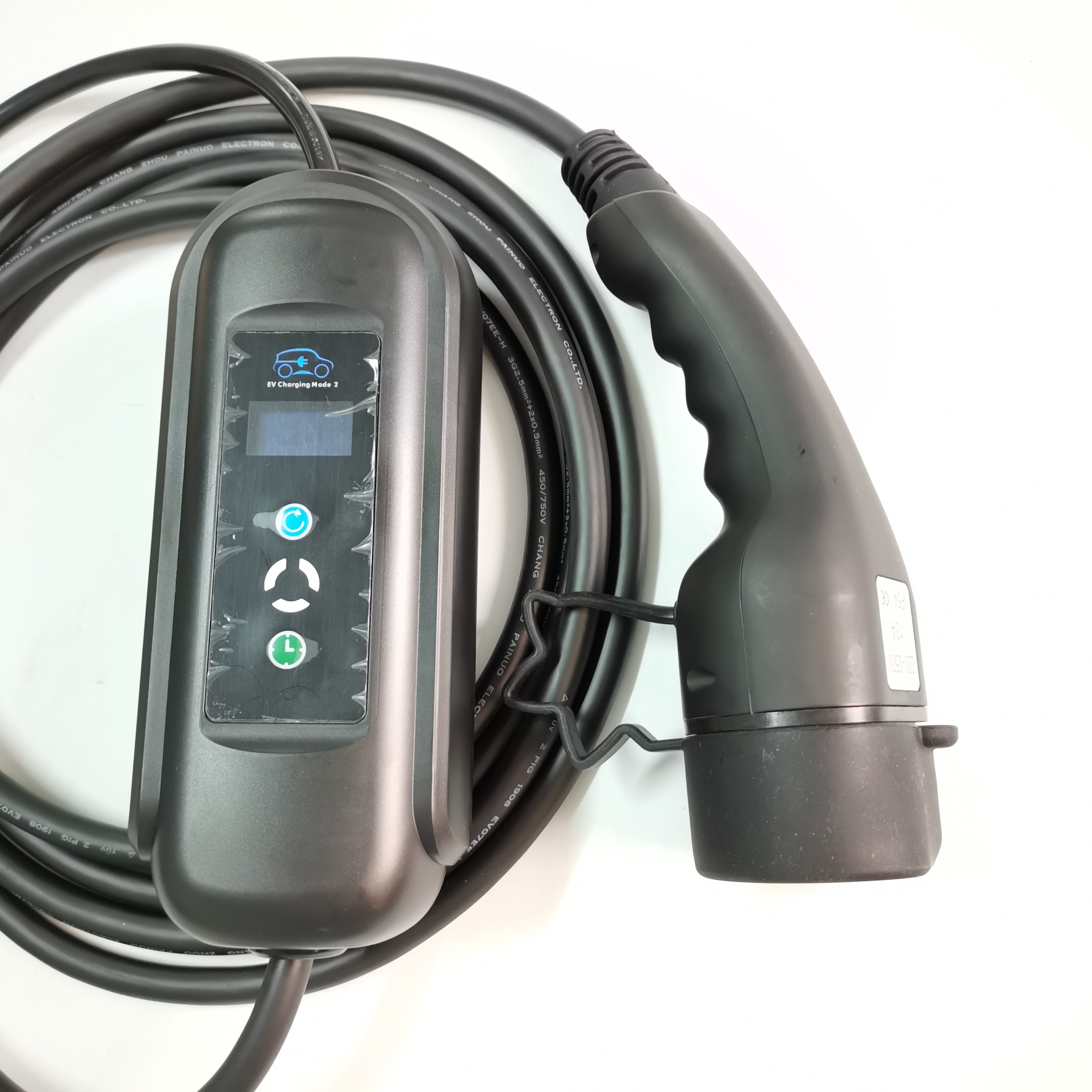 Buy cheap 230V 5M Cable Portable EV Charger Car Home Charging Point With LED Screen product