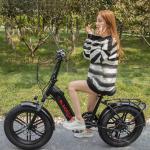 Buy cheap 50km/H Aluminum Folding Electric Bike Lithium Battery With LED Display from wholesalers
