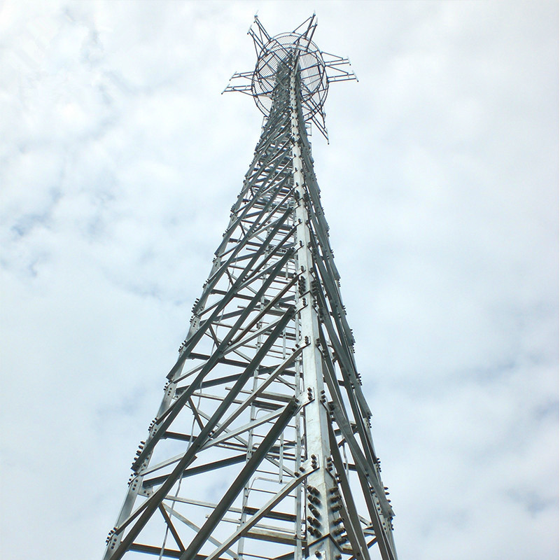 Buy cheap ISO 90m Galvanized 3 Legged Lattice Mast Tower product