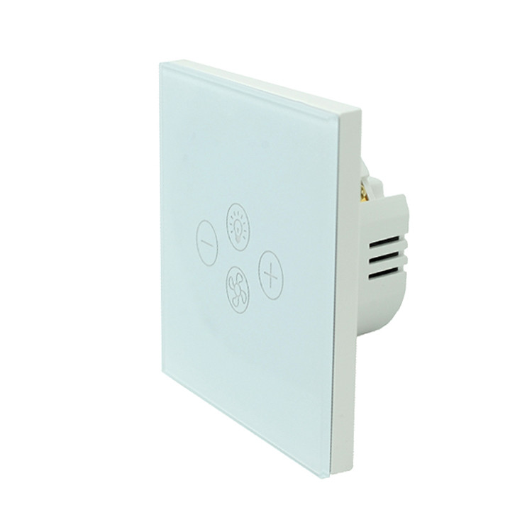 Buy cheap 86*86mm 4 Gang Touch Dimmer Switch Iot Light Switch EU Standard from wholesalers
