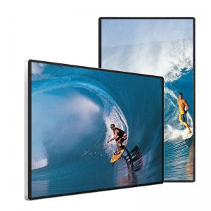 Buy cheap 8 Bit 16.7M Stand Advertising Display 5ms Response IR Touch product