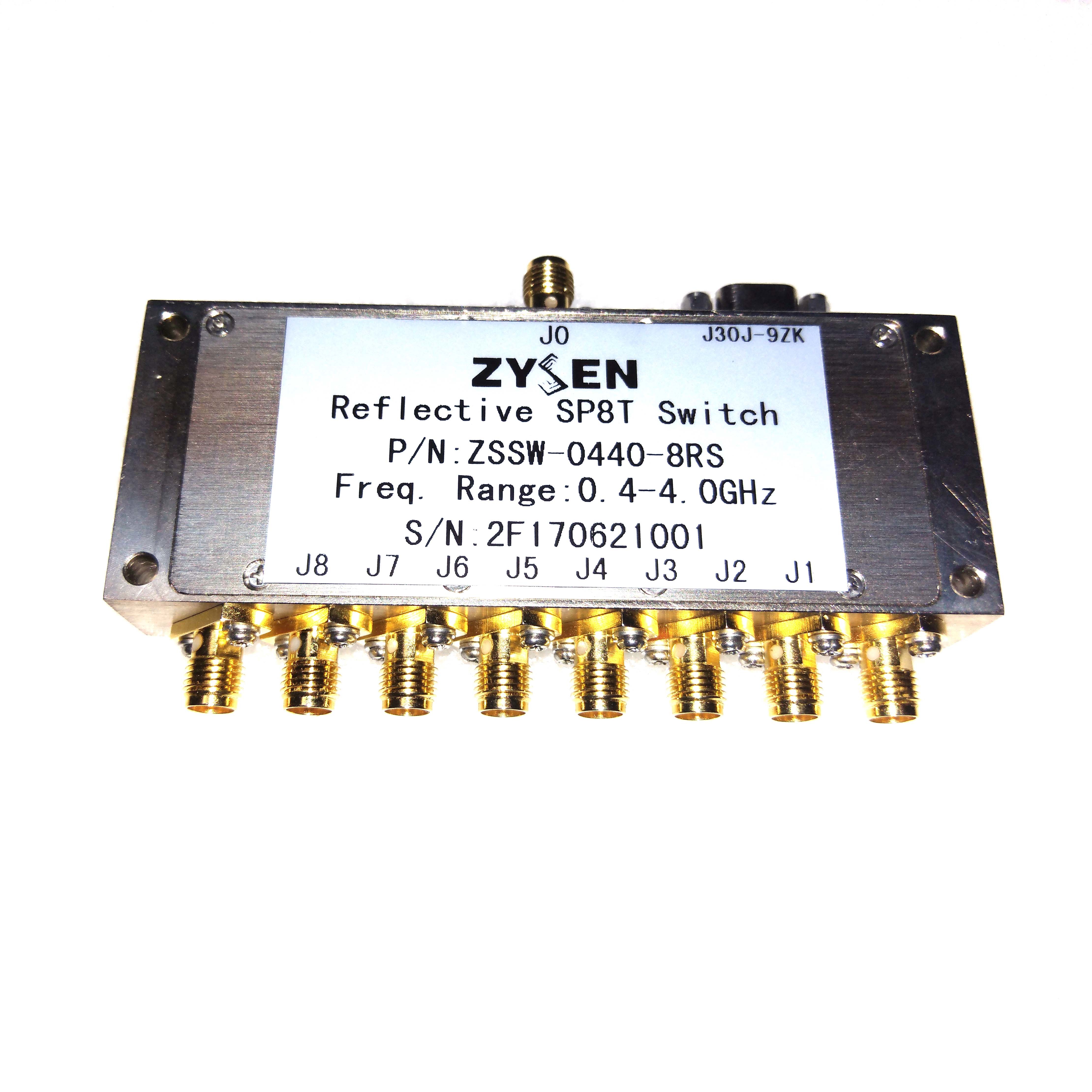 Buy cheap Pin Diode 0.4GHz to 4GHz SP8T RF Switch 0.5W  RF Switch product