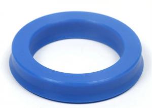 Buy cheap Blue Hydraulic Rod Seals / Pu Rubber Oil Seal QY Type Oil Resistance product
