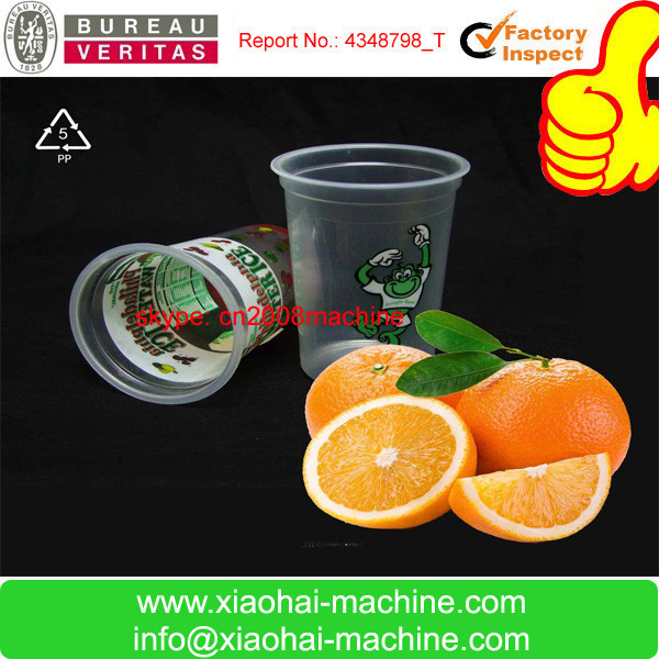 Buy cheap Glass PP Plastic Cup Making Machine For Juice , Automatic Packaging Machinery from wholesalers