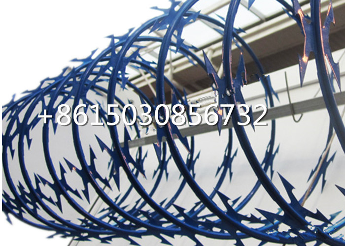 Buy cheap Anti Rust Powder Coated Concertina Razor Barbed Wire For Welded Razor Fence product