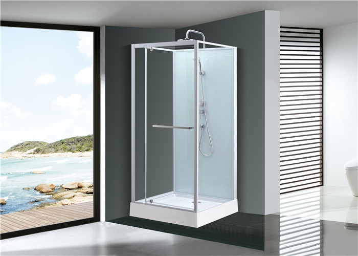 Buy cheap Fashion Pivot Door， Corner Shower Stalls , Square Shower Cabin with Grey acrylic tray product