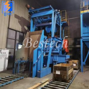 Buy cheap Automatic Loading and Unloading Crawler Belt Shot Blasting Machine from wholesalers