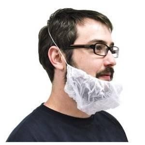 Buy cheap Polypropylene Non Woven Beard Covers With Elasticated Edges from wholesalers