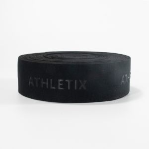 Custom designer elastic webbing jacquard logo custom wide elastic band for