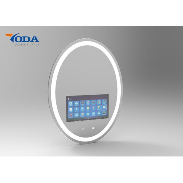 Quality Oval Multi Function Touch Screen Smart Mirror 178 / 178 Viewing Angle for sale