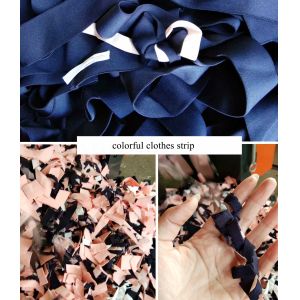 Waste textile shredding machine for cutting rag textile