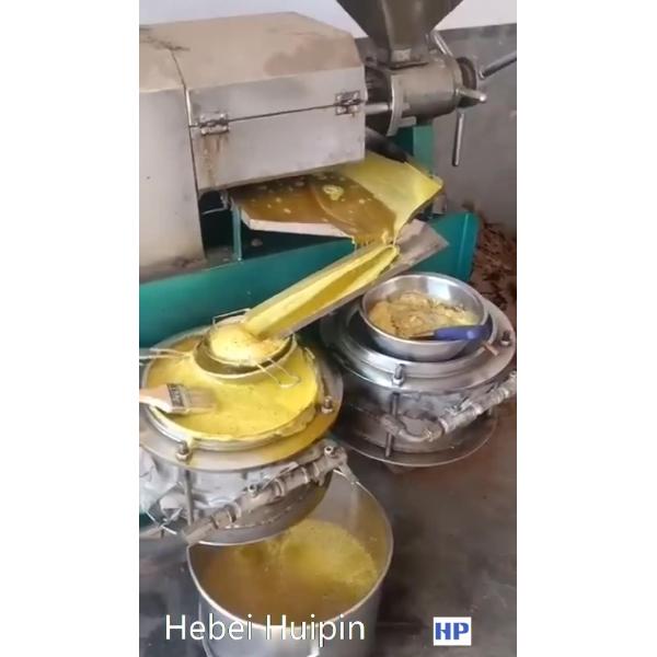 Quality 6tons per day HP120A ricim peanut sesame soybean screw oil press machine with Vacuum filter for sale