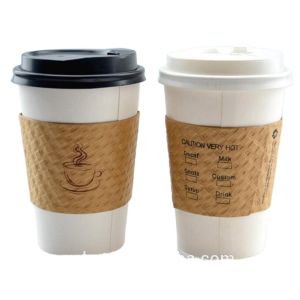 Buy cheap 6 oz white paper coffee cup with sleeves from wholesalers