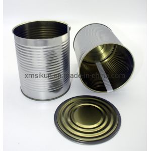 Buy cheap Wholesale Empty Round Metal Painted Tin Can With Lid , Food Aluminium Tin Containers from wholesalers