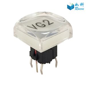 Buy cheap Pro Audio and Video illuminated 12mm Clear Button Switch from wholesalers