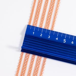 Buy cheap Checkered fish silk knitted black and white mesh elastic band crochet nylon elastic belt for underwear from wholesalers