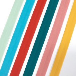 Buy cheap wholesale 888 colors fold over elastic tape elastic polyester nylon twill tape bias binding tape for clothing from wholesalers
