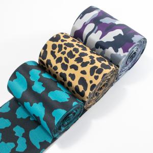 Buy cheap Free samples custom wide 13cm jacquard printed elastic waist band rubber elastic wide waistband from wholesalers