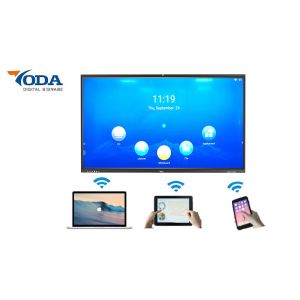 Buy cheap FCC 75" 2160x3840 Indoor LCD Interactive Monitor 500nits from wholesalers