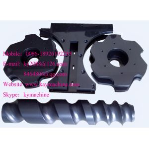 Buy cheap Scrolls and wormfeeds auger POM acetal auger UHMWPE auger plastic nylon auger Double thread screws China factory from wholesalers