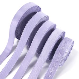 1cm Width Multicolor Elastic Anti-Slip Bra Strap for Underwear Accessories