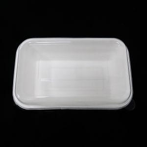 Bagasse Biodegradable Disposable Tray With Lid 950ml Takeout Tableware