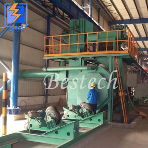 Buy cheap Round Steel Pipe External Surface Shot Blasting Machine from wholesalers