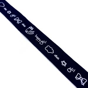 100% Polyester Printed Elastic Band Custom Strap For Garment And Home Textile
