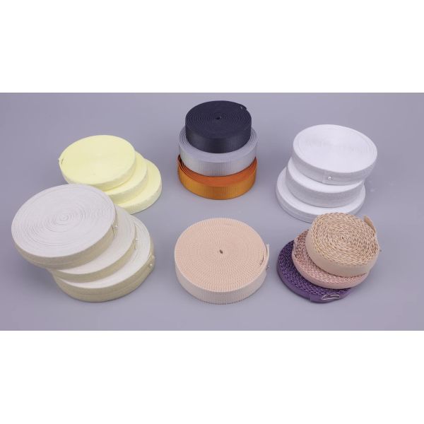 Custom Nylon/Polyester soft plush elastic band Woven Knitted Ribbon Soft Elastic