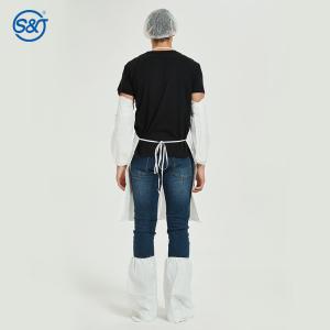 Buy cheap Kitchen Waterproof Disposable Protective Apron HDPE LDPE Plastic Apron from wholesalers