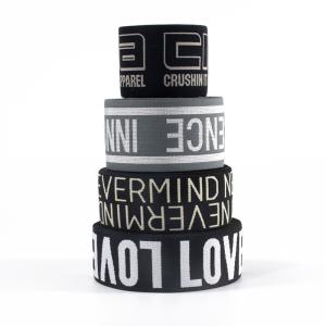 Buy cheap Wholesale Bulk Elastic Band High Elastic Woven Knitted Jacquard Elastic Band for underwear from wholesalers