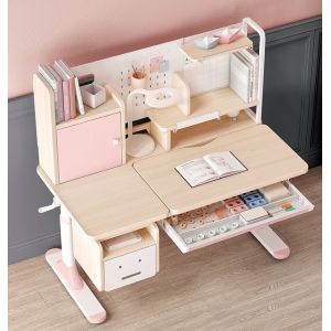 Buy cheap Height Adjustable Kids Study Table with Personalized Bookshelf and Drawer 1100MM from wholesalers