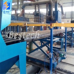 Oil Pipeline Internal Surface Rust Removal Shot Blasting Machine