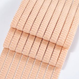 10cm High elasticity breathable super wide woven water pattern elastic waistband