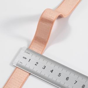 High quality adjustable shiny nylon shoulder strap elastic bra strap Invisible