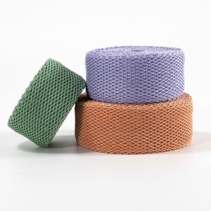 Quality Fish silk mesh breathable elastic spandex band mesh elastic webbing for bra underwear for sale Buy cheap Fish silk mesh breathable elastic spandex band mesh elastic webbing for bra underwear product