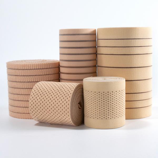 Quality custom mesh elastic waistband medical elastic strap with hole for abdominal belt waist support for sale