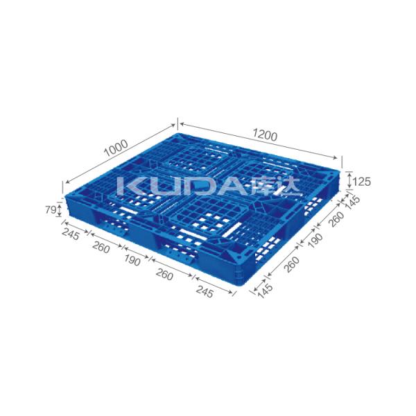 Buy cheap automatic pallet warehouse 1210F The grid field words PLASTIC PALLET china manufacturer from wholesalers