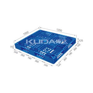 Buy cheap automatic pallet warehouse 1210F The grid field words PLASTIC PALLET china manufacturer from wholesalers