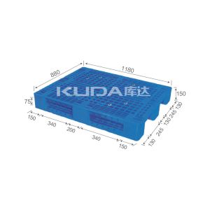 Buy cheap Warehouse Wooden pallet? Or plastic pallet 1209A Grid sichuan words PLASTIC PALLET（BUILT-IN STEEL TUBE） from wholesalers